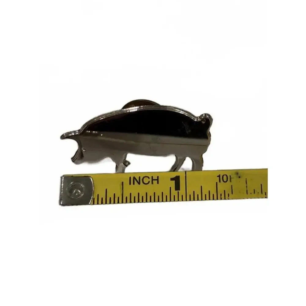 Vintage Piggy Pin The Oink-tastic Metal Badge